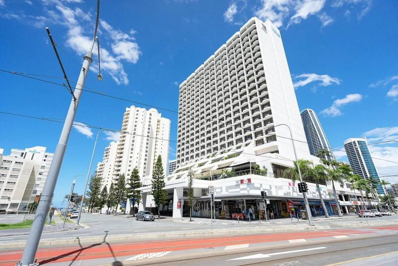 Sea Views At Central Surfers With Spa And Balcony Gold Coast Apartment
